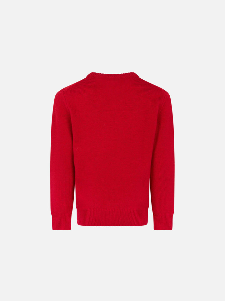 Snoopy Christmas Mood print boy sweater | Peanuts™ Special Edition - MC2 Saint Barth
