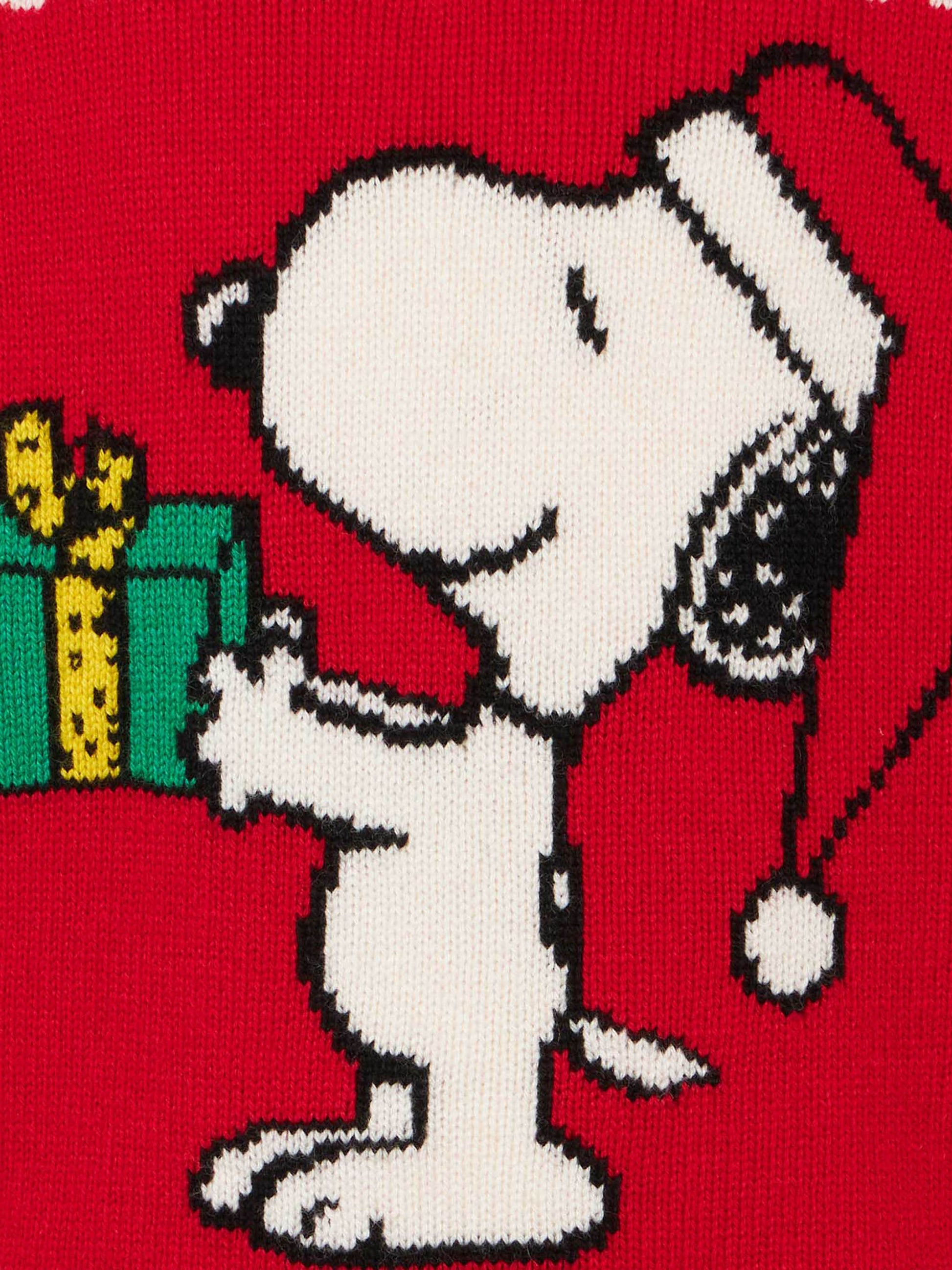 Snoopy Christmas Mood print boy sweater | Peanuts™ Special Edition - MC2 Saint Barth