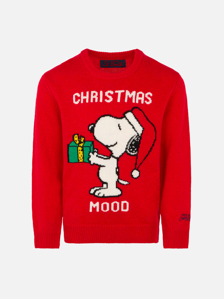 Snoopy Christmas Mood print girl sweater | Peanuts™ Special Edition - MC2 Saint Barth