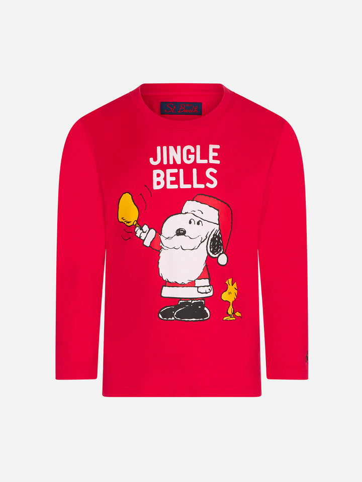 Boy t-shirt Snoopy print Jingle Bells |Peanuts© Special Edition - MC2 Saint Barth