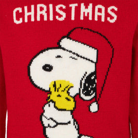 Red sweater Christmas Snoopy for girl | PEANUTS™ SPECIAL EDITION - MC2 Saint Barth