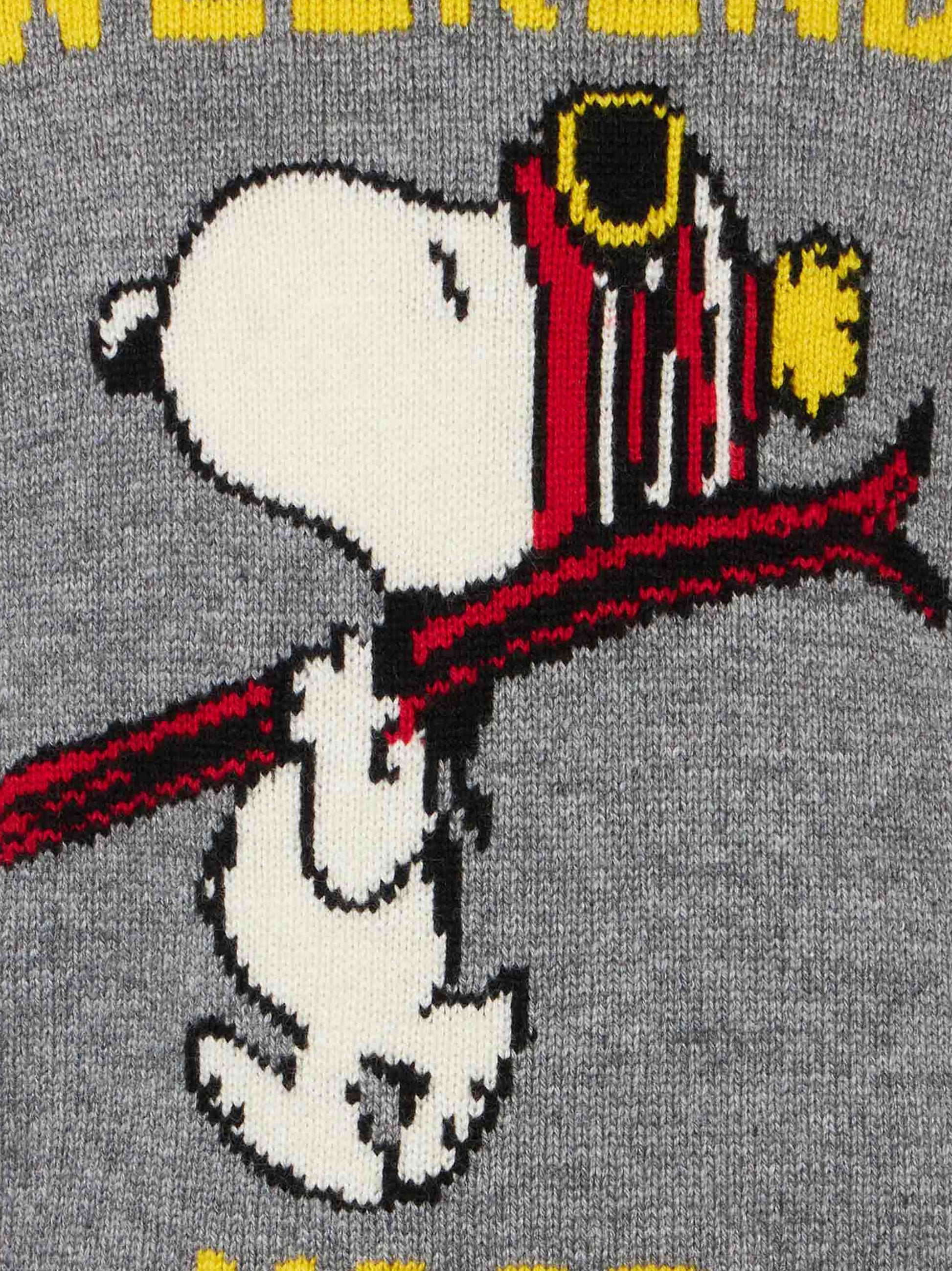 Snoopy Weekend Mood print kid sweater | Peanuts™ Special Edition - MC2 Saint Barth