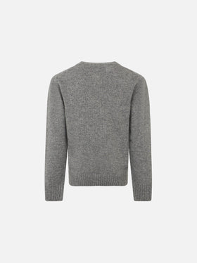 Snowboard is dead grey boy sweater - MC2 Saint Barth