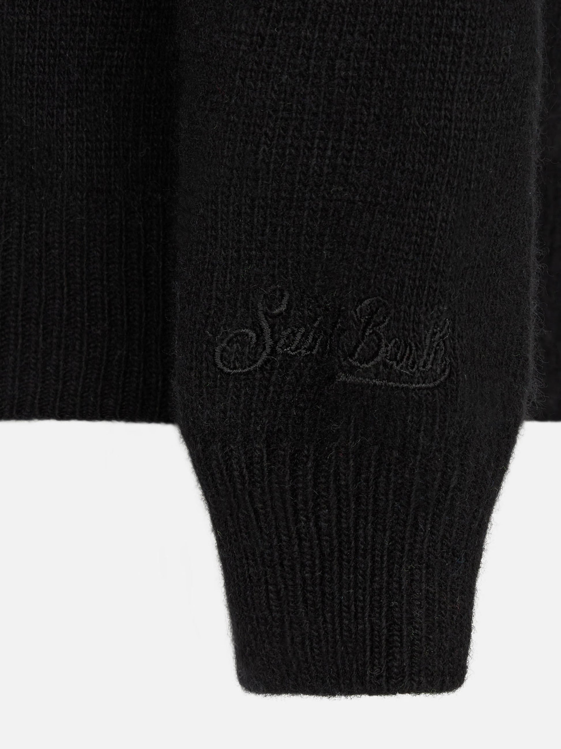 Boy sweater Douglas with St. Barth Bob Club jacquard - MC2 Saint Barth