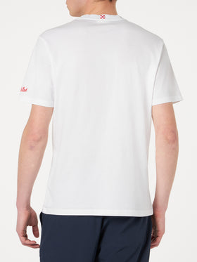 Man t-shirt with St. Barth habituè embroidery - MC2 Saint Barth