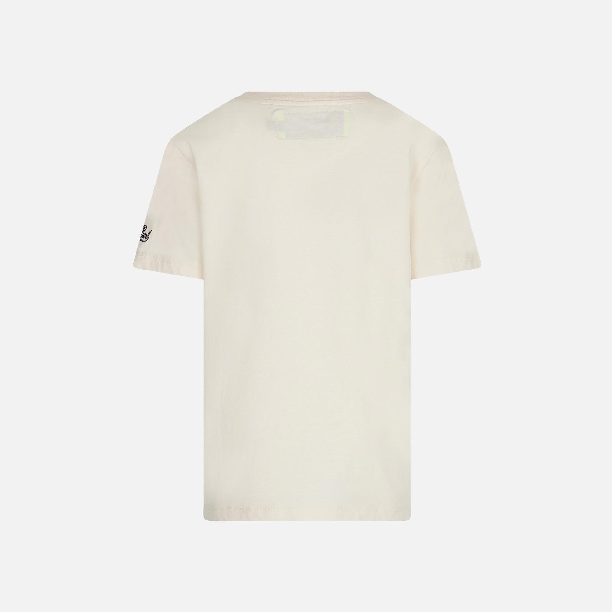 Boy t-shirt with St. Barth vs St. Moritz - MC2 Saint Barth