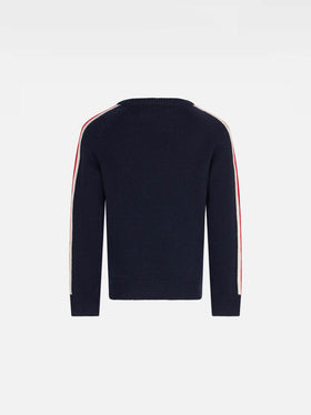 Boy crewneck sweater with Woodstock print | WOODSTOCK - PEANUTS™ SPECIAL EDITION - MC2 Saint Barth