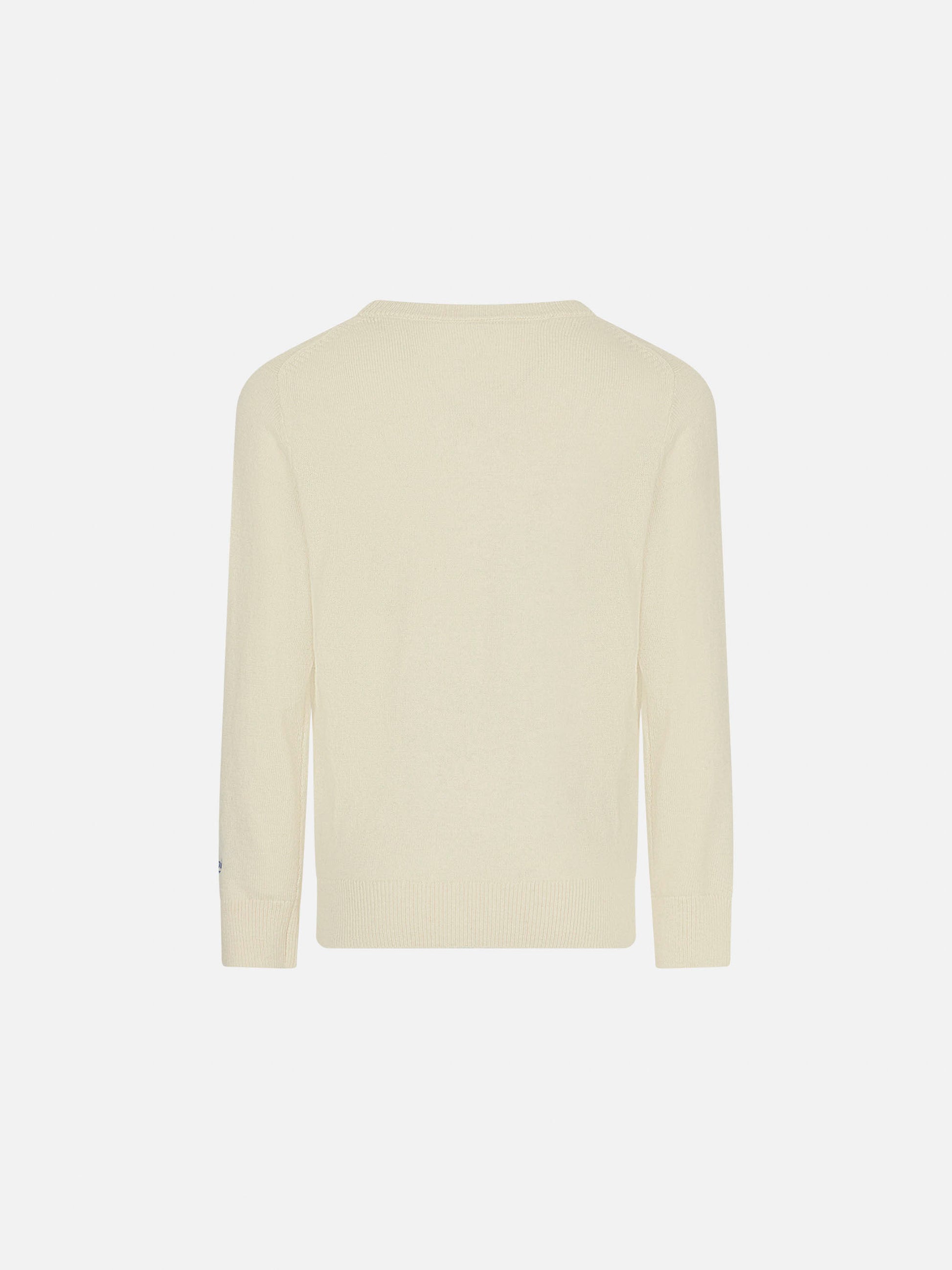 Boy sweater with St. Moritz jacquard - MC2 Saint Barth