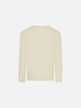 Boy sweater with St. Moritz jacquard - MC2 Saint Barth