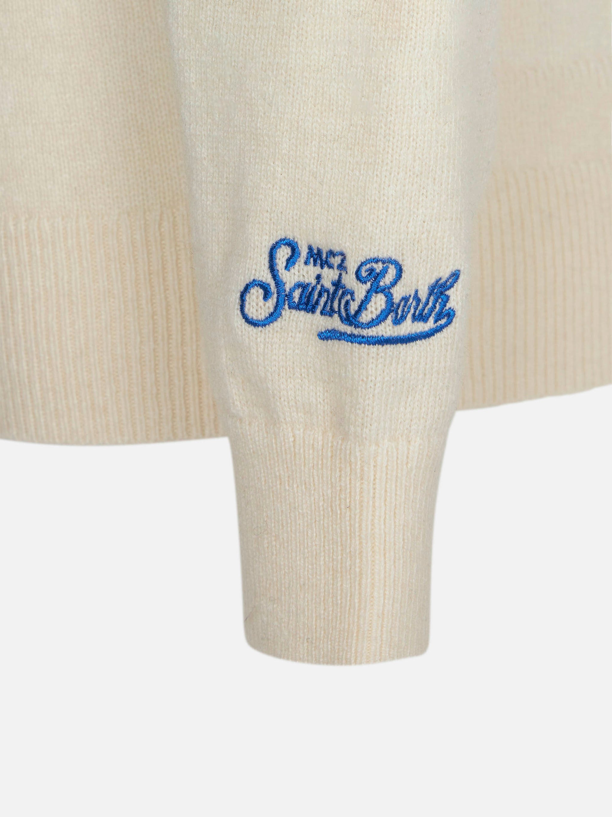 Boy sweater with St. Moritz jacquard - MC2 Saint Barth