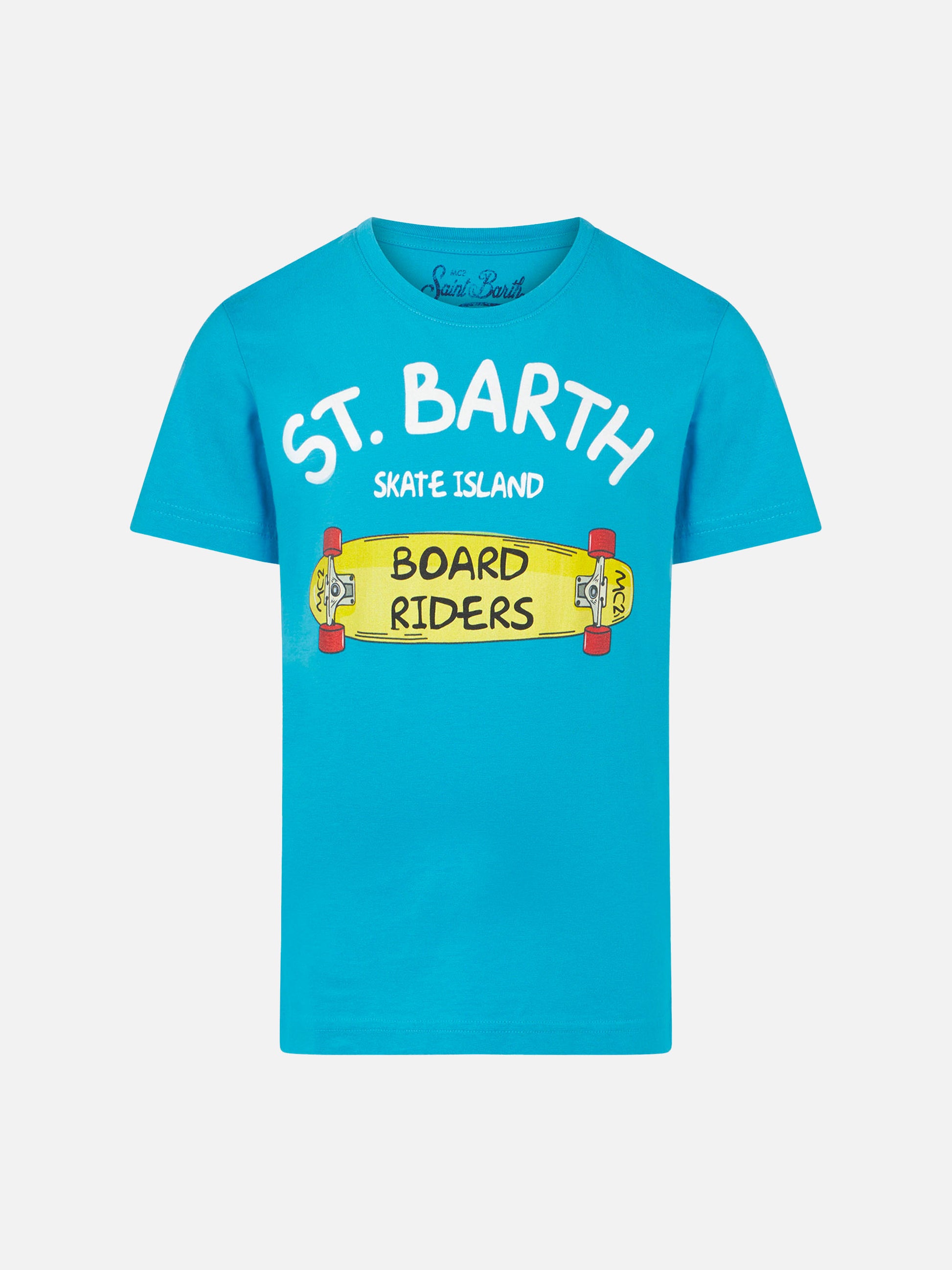 Skate island print boy t-shirt - MC2 Saint Barth