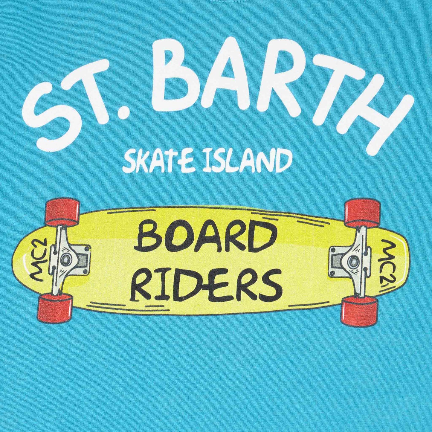 Skate island print boy t-shirt - MC2 Saint Barth