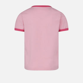 Girl cotton t-shirt with St. Barth print - MC2 Saint Barth