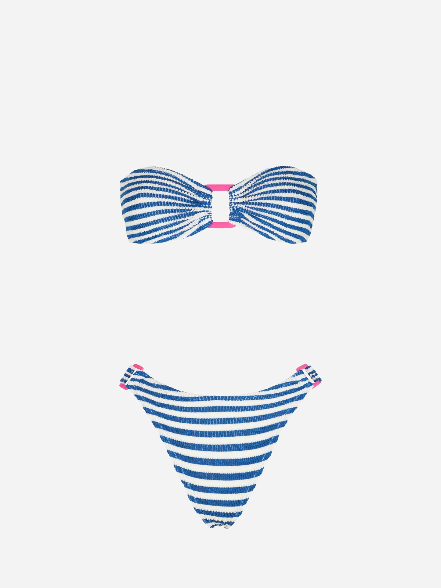 Crinkle Bandeau-Bikini für Damen 