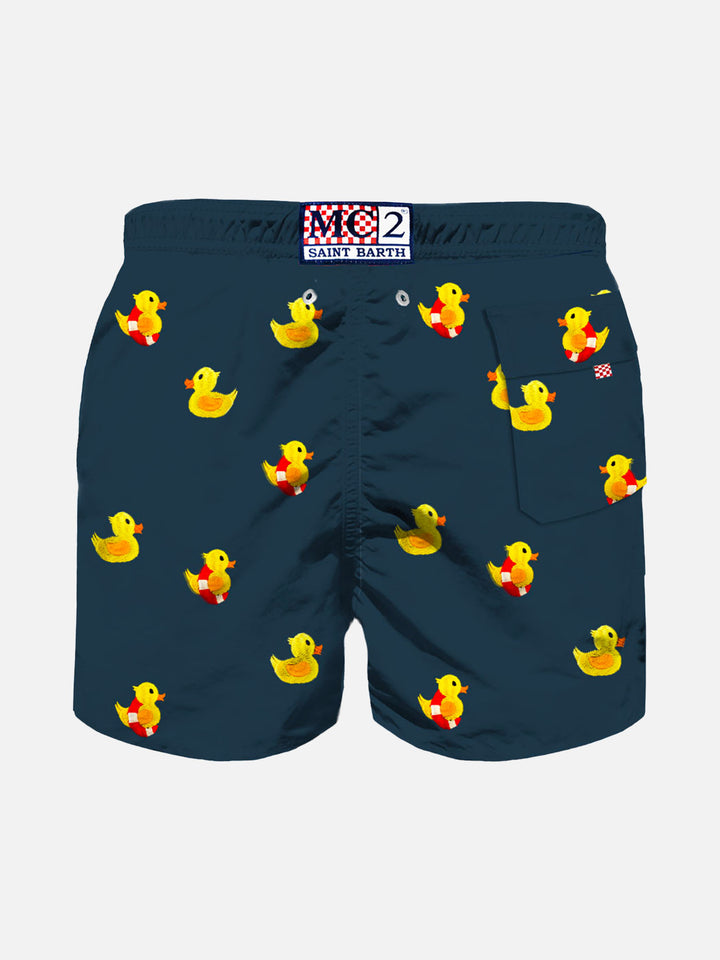 Boy swim shorts with ducky embroidery - MC2 Saint Barth