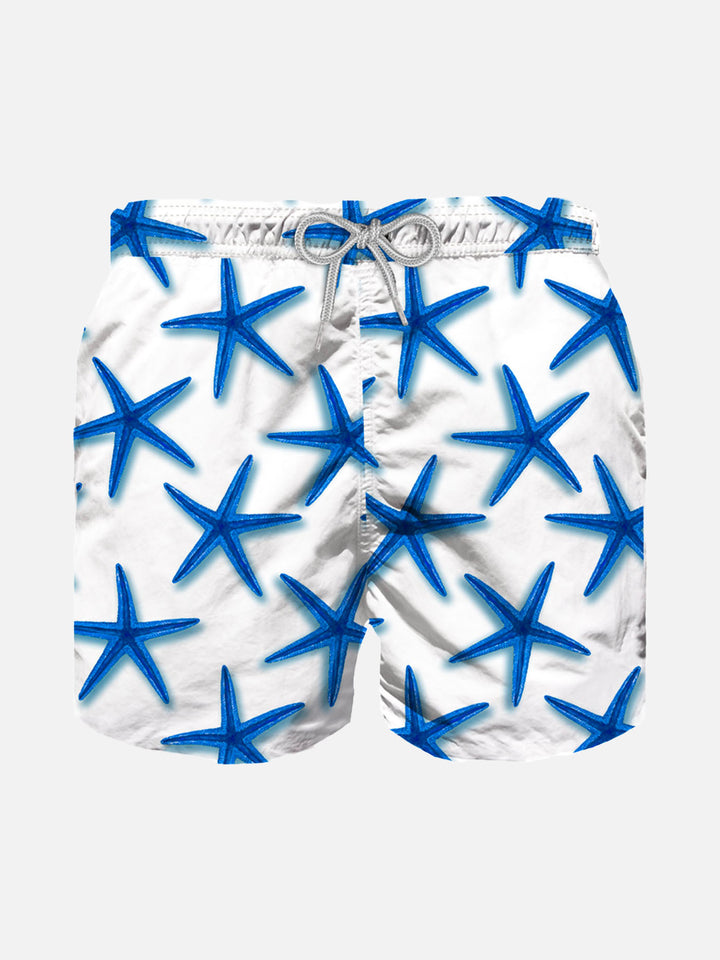 Starfish print boy swim shorts - MC2 Saint Barth