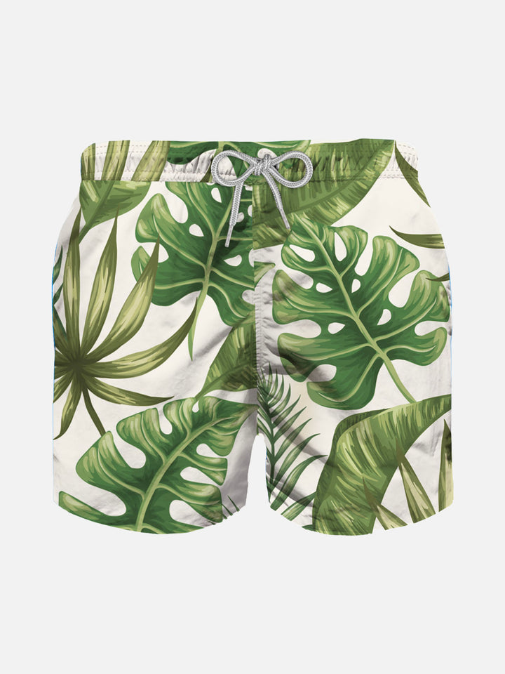 Tropical print boy swim shorts - MC2 Saint Barth