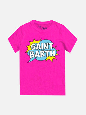 Saint Barth girl's fluo t-shirt - MC2 Saint Barth