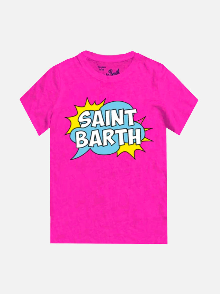 Saint Barth girl's fluo t-shirt - MC2 Saint Barth