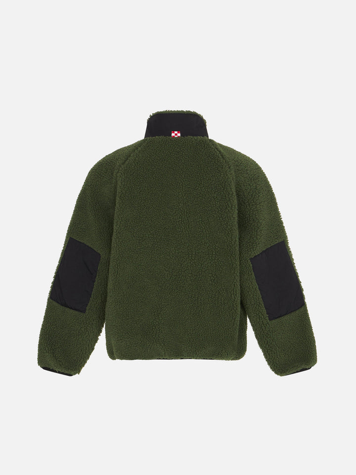 Kid sherpa jacket with Snoopy patch | Peanuts® Special Edition - MC2 Saint Barth