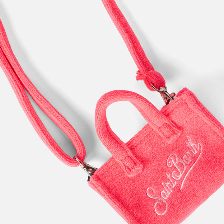 Fluo pink terry key holder - MC2 Saint Barth