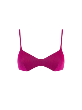 Fucsia knitted bralette - MC2 Saint Barth