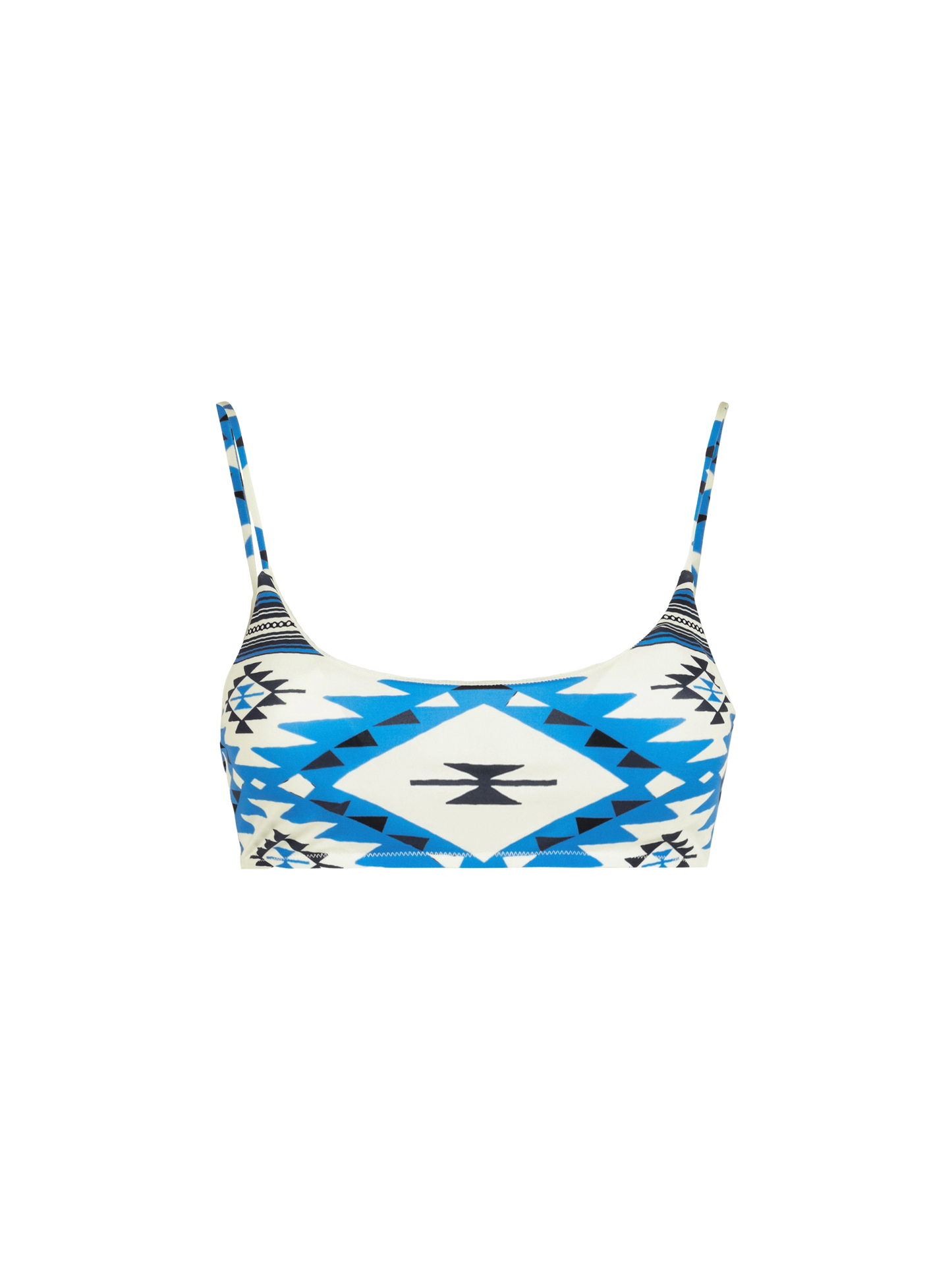 Woman bralette swimsuit with ikat print - MC2 Saint Barth