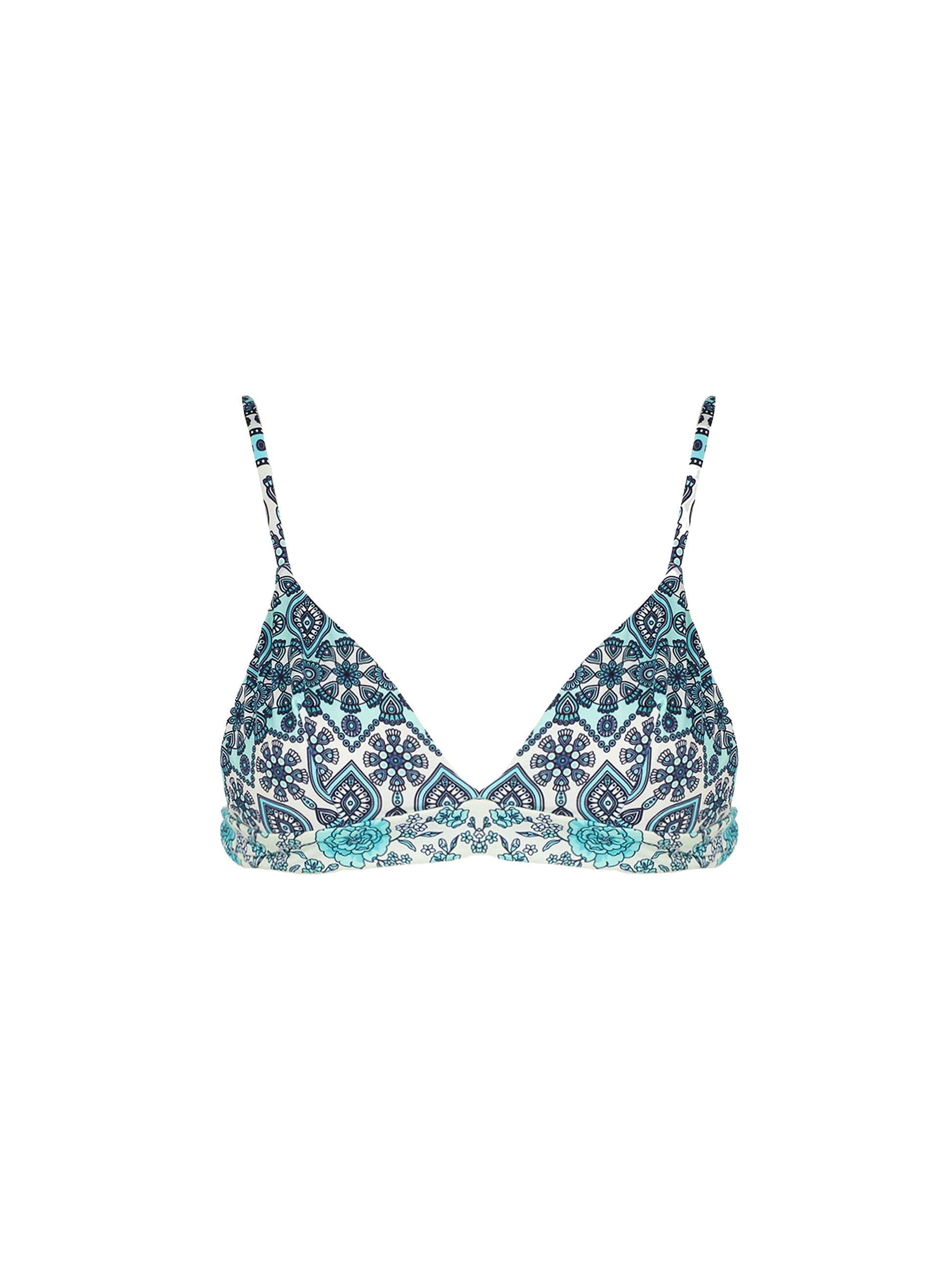 Woman triangle top with print - MC2 Saint Barth