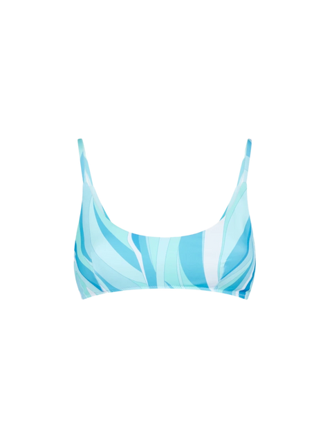 Woman bralette swimsuit with multicolor waves - MC2 Saint Barth