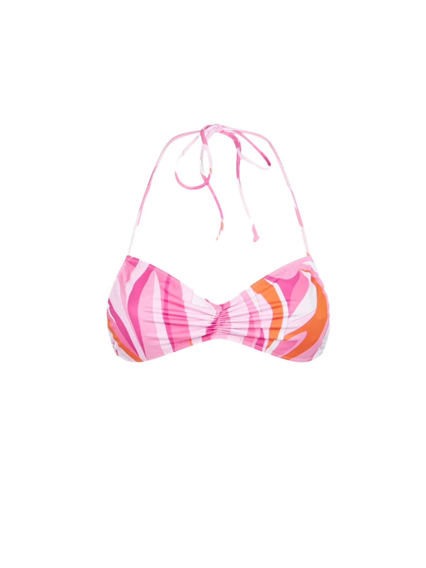 Woman bandeau top with wave print - MC2 Saint Barth