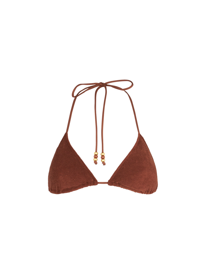 Woman terry triangle top swimsuit - MC2 Saint Barth