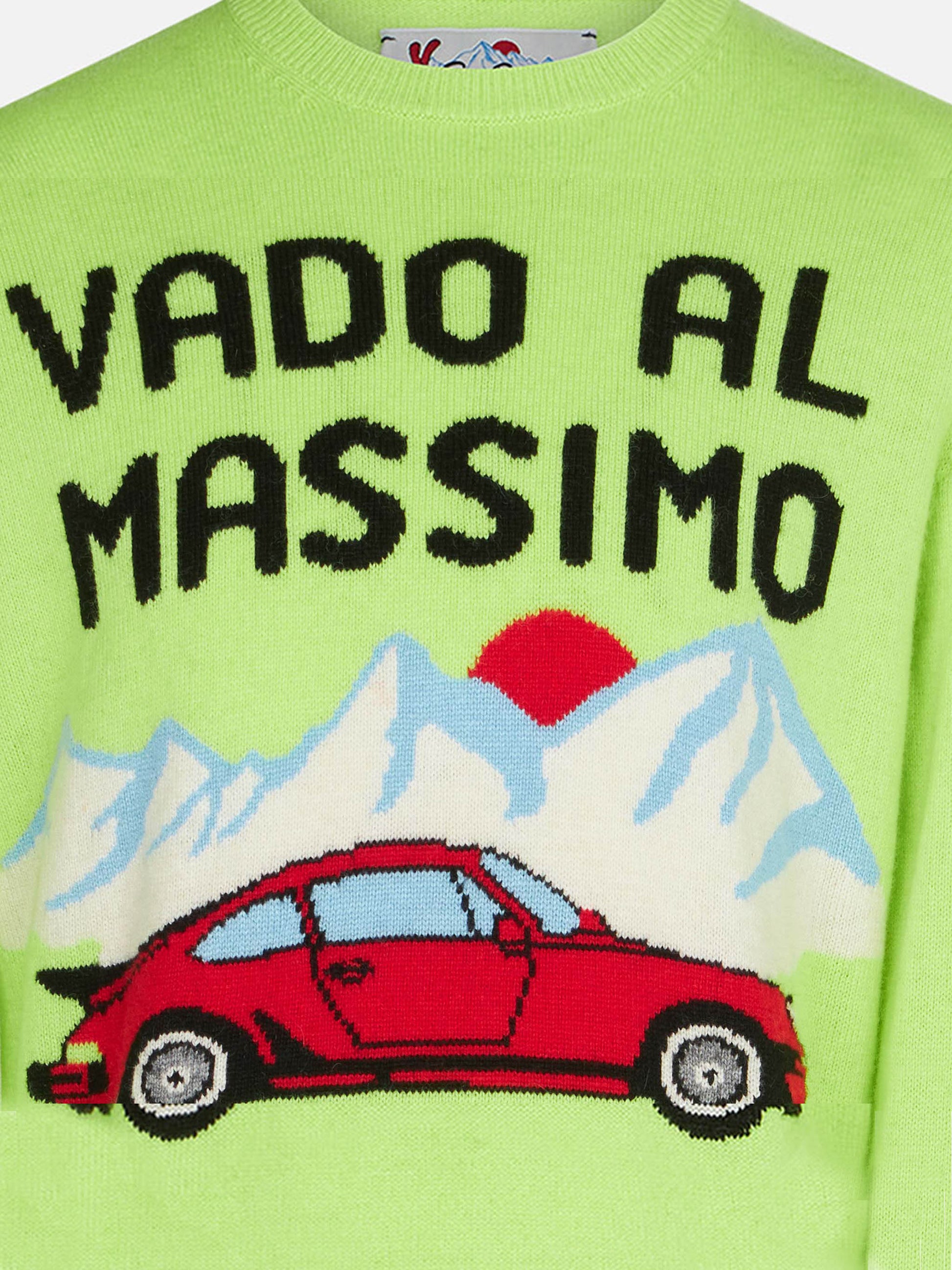 Boy crewneck sweater with mountain print - MC2 Saint Barth