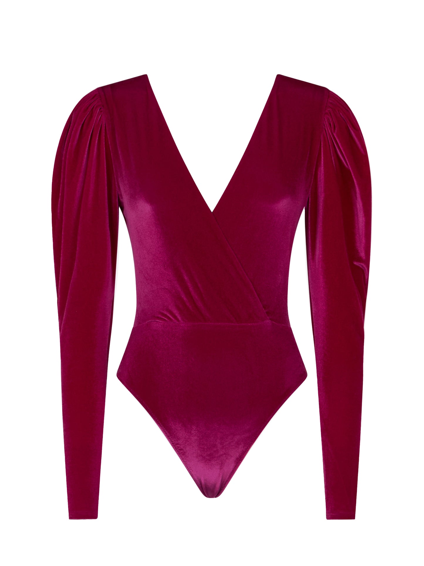 Fucsia velvet bodywear / one piece swimsuit - MC2 Saint Barth