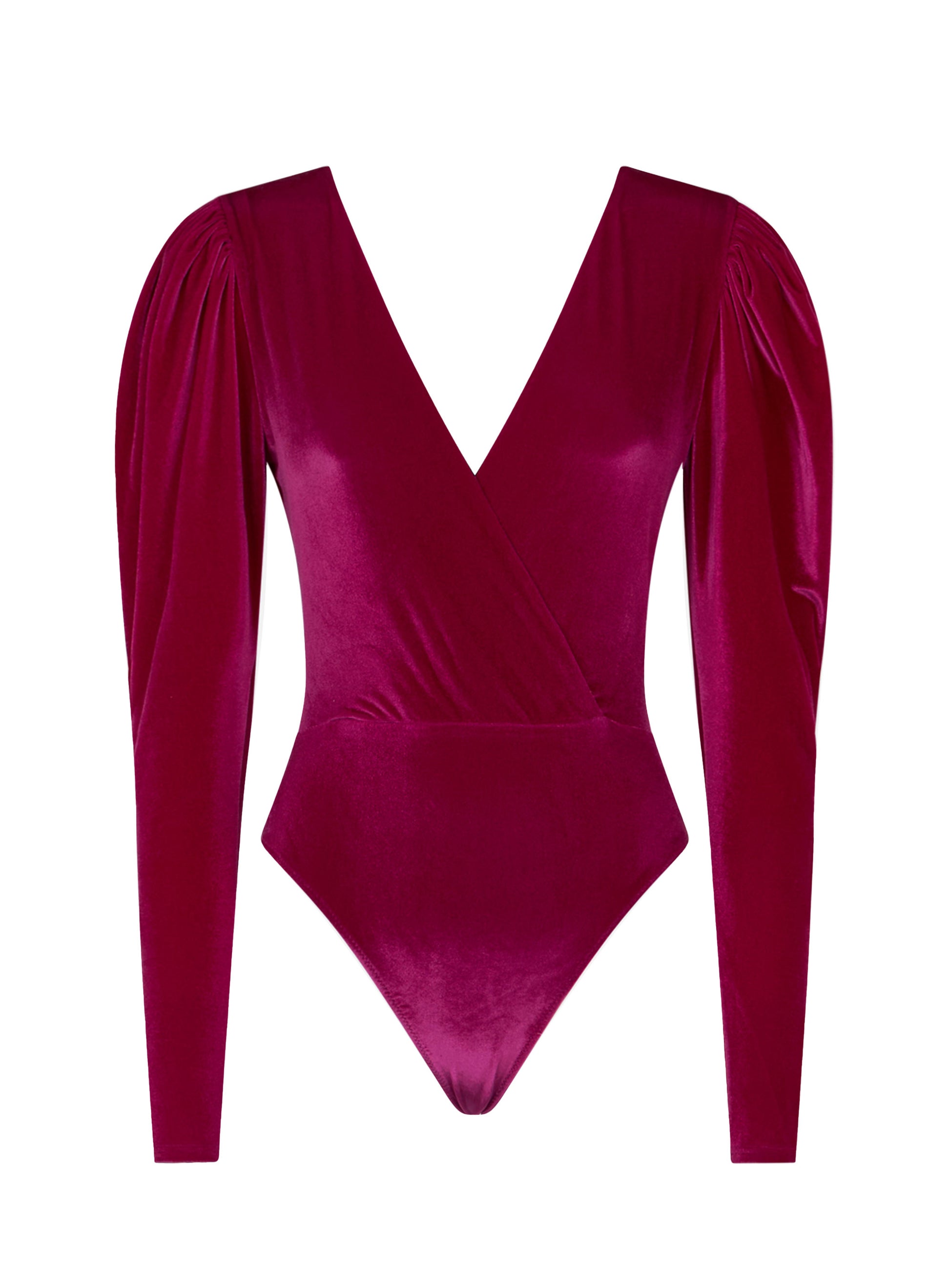 Fucsia velvet bodywear / one piece swimsuit - MC2 Saint Barth