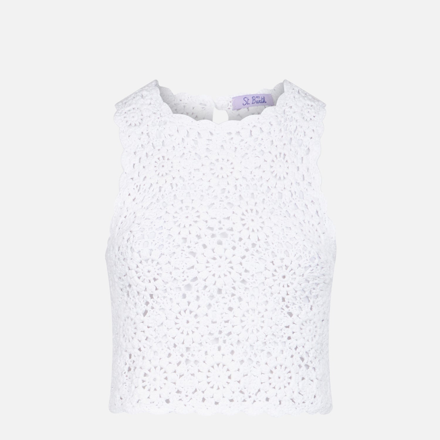Woman crochet halterneck top - MC2 Saint Barth