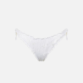 Slip mare donna in sangallo bianco