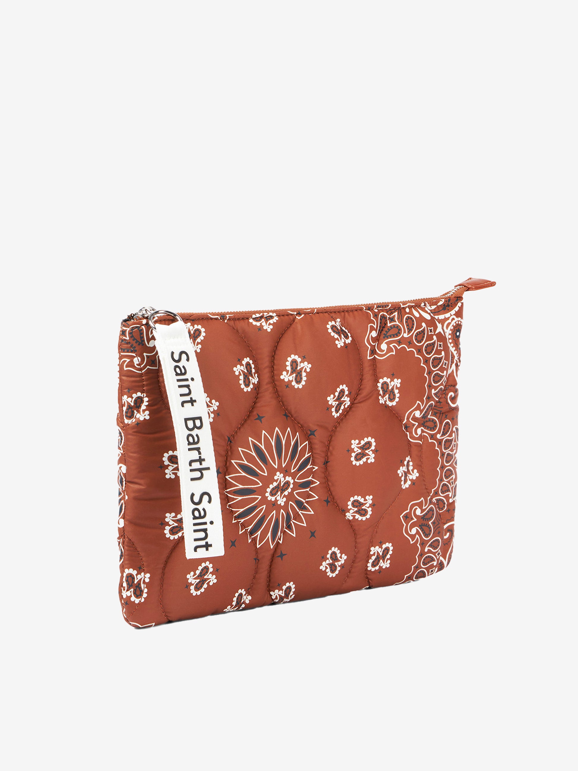 Puffer pochette with bandanna print - MC2 Saint Barth