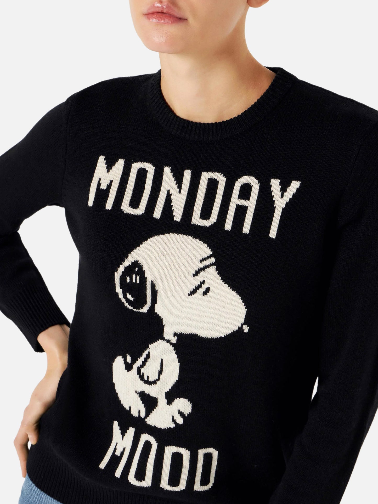 Damenpullover mit Monday Mood Snoopy-Aufdruck | SNOOPY – PEANUTS™ SONDEREDITION