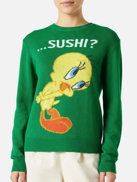 Woman sweater with Tweety print | WARNER BROS SPECIAL EDITION