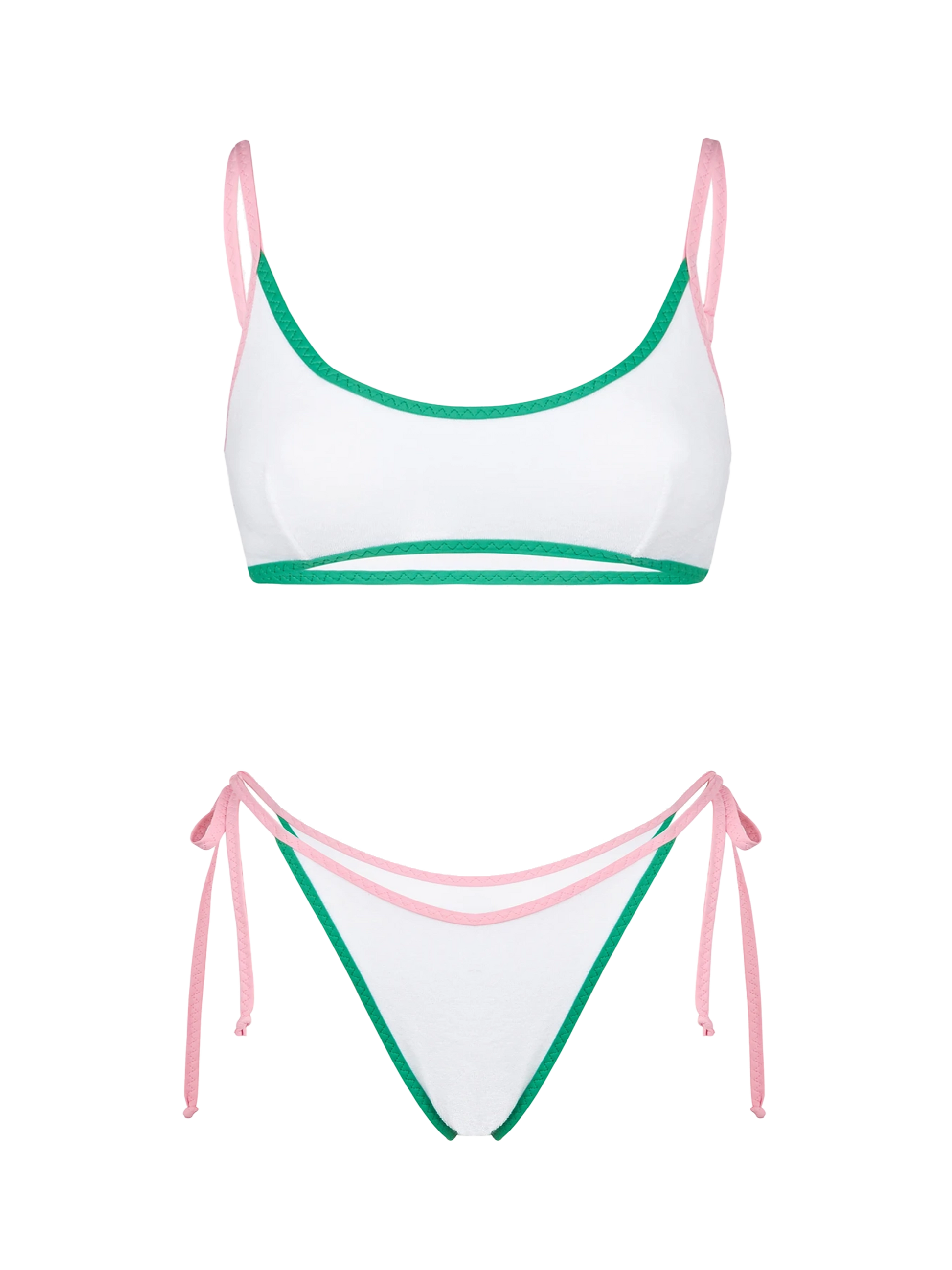 Woman terry bralette bikini - MC2 Saint Barth