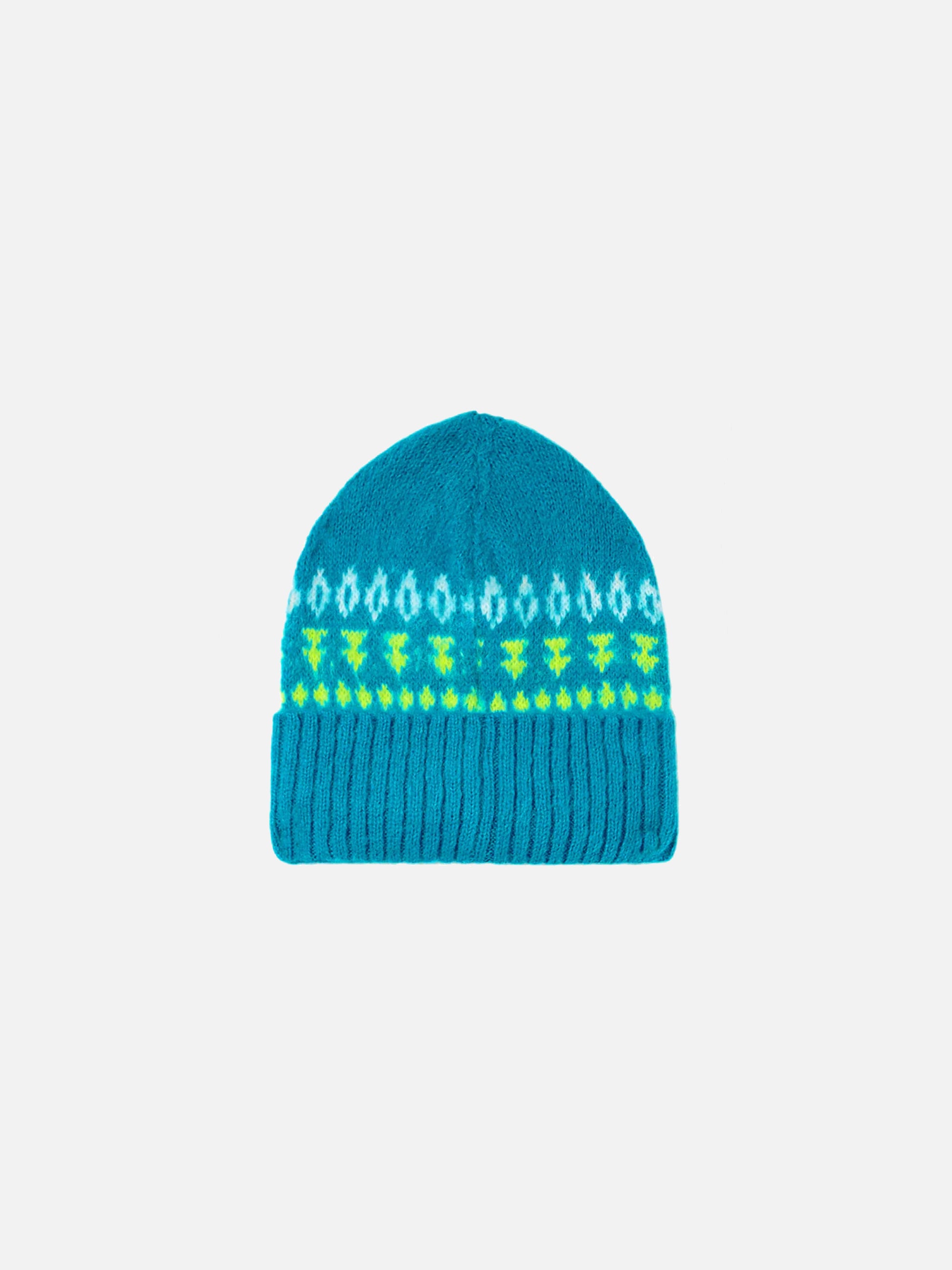 Woman ultra soft beanie with nordic jacquard - MC2 Saint Barth
