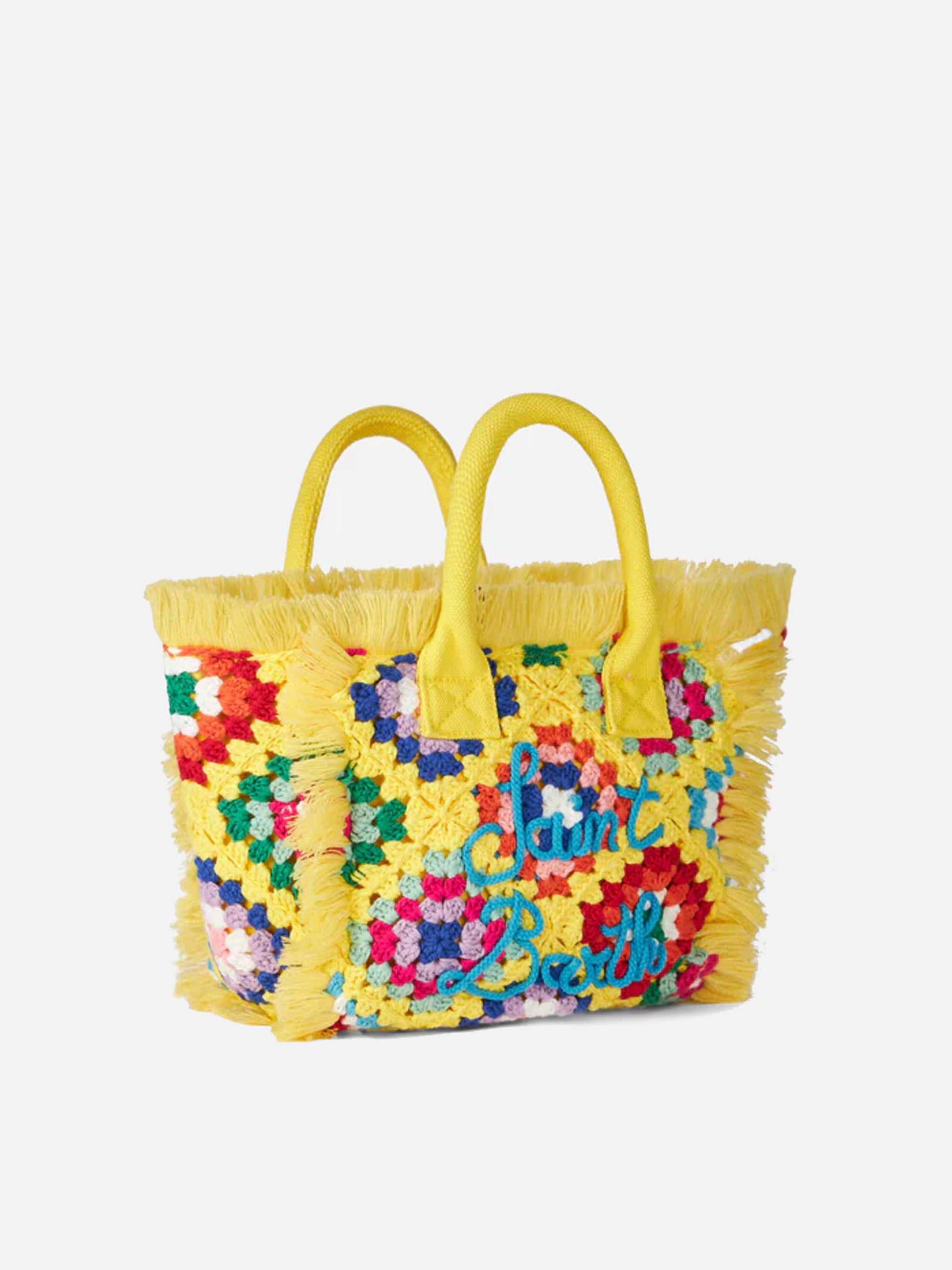 Colette crochet handbag with fringes - MC2 Saint Barth