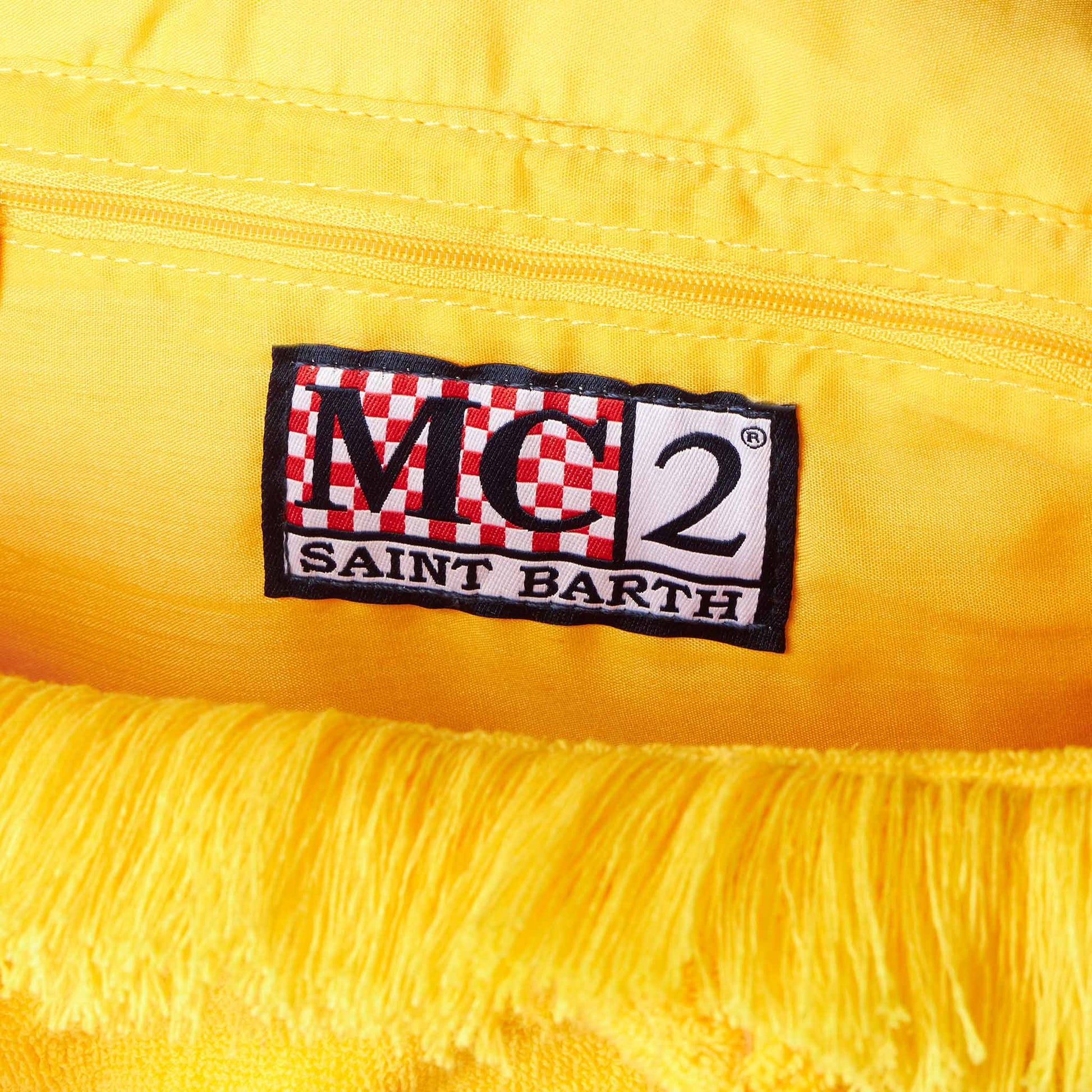 Colette yellow terry handbag - MC2 Saint Barth