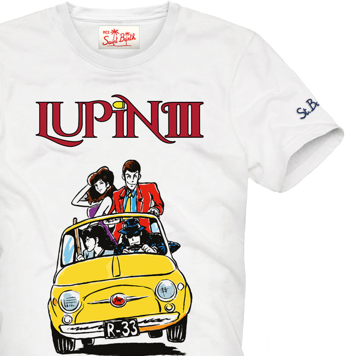 Boy cotton t-shirt with Lupin print | LUPIN III SPECIAL EDITION - MC2 Saint Barth