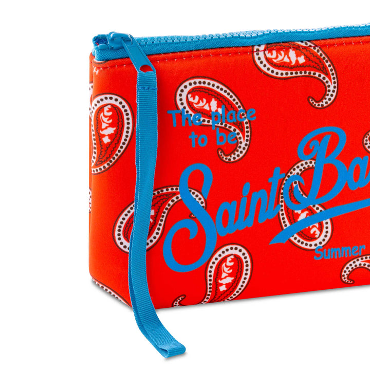 Pochette Aline con stampa paisley