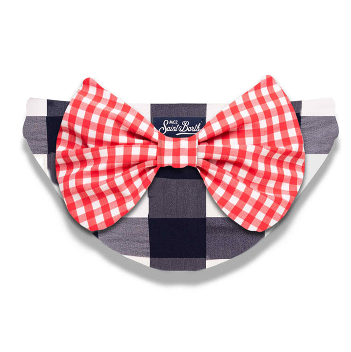 Mädchen-Badehose mit Gingham-Schleife