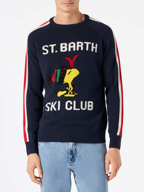 Man sweater with Woodstock print | WOODSTOCK - PEANUTS™ SPECIAL EDITION - MC2 Saint Barth