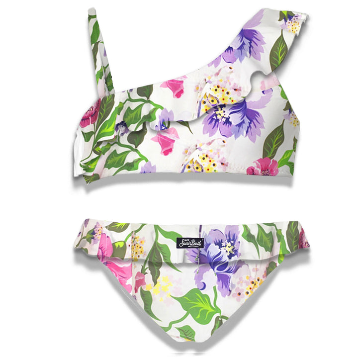 One shoulder ruffled girl bikini - MC2 Saint Barth