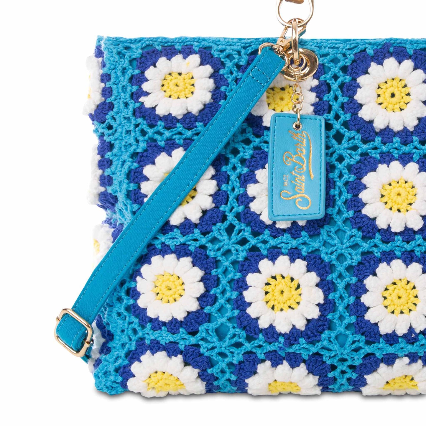 Handmade tiles crochet bag Victoria - MC2 Saint Barth
