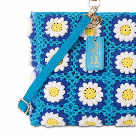 Handmade tiles crochet bag Victoria - MC2 Saint Barth